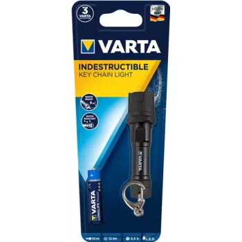 Atslēgu piekariņa lukturītis Varta 16701 101 421 Melns LED Shockproof IPX4