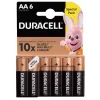 Bateriju iepakojums Duracell Basic AA / LR6 — 6 gabali (sārmu)