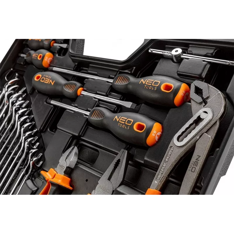 Instrumentu komplekts NEO tools 08-945 1/4 1/2 collas daudzpusīgs izturīgs