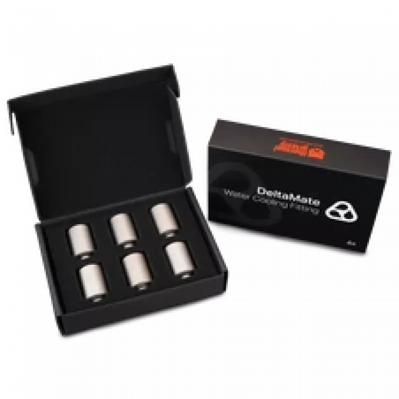Thermal Grizzly DeltaMate Extender MF28 matēta niķeļa - 6 gab. siltumsaskarnes plāksnīšu komplekts