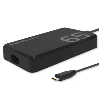 QOLTEC Charger 65W GaN Super Fast plāns PD 5-20V 3.25A USB-C