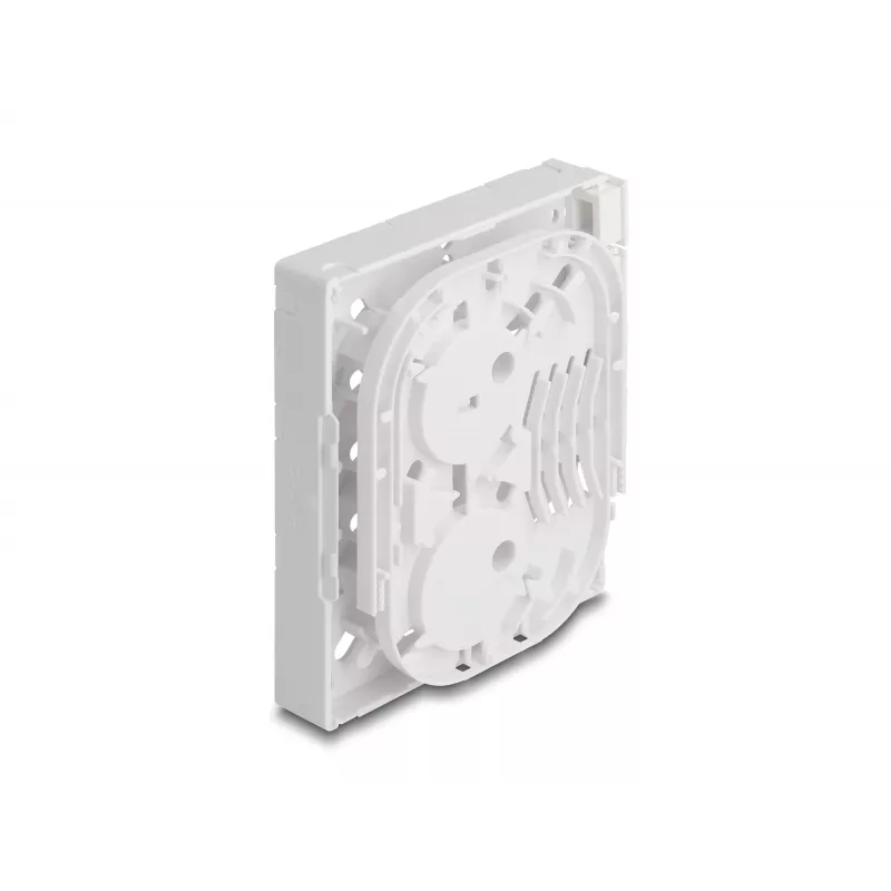 DeLOCK optiskās šķiedras pieslēguma kārba FTTH sienas montāžai 4 x SC Simplex LC Duplex balta