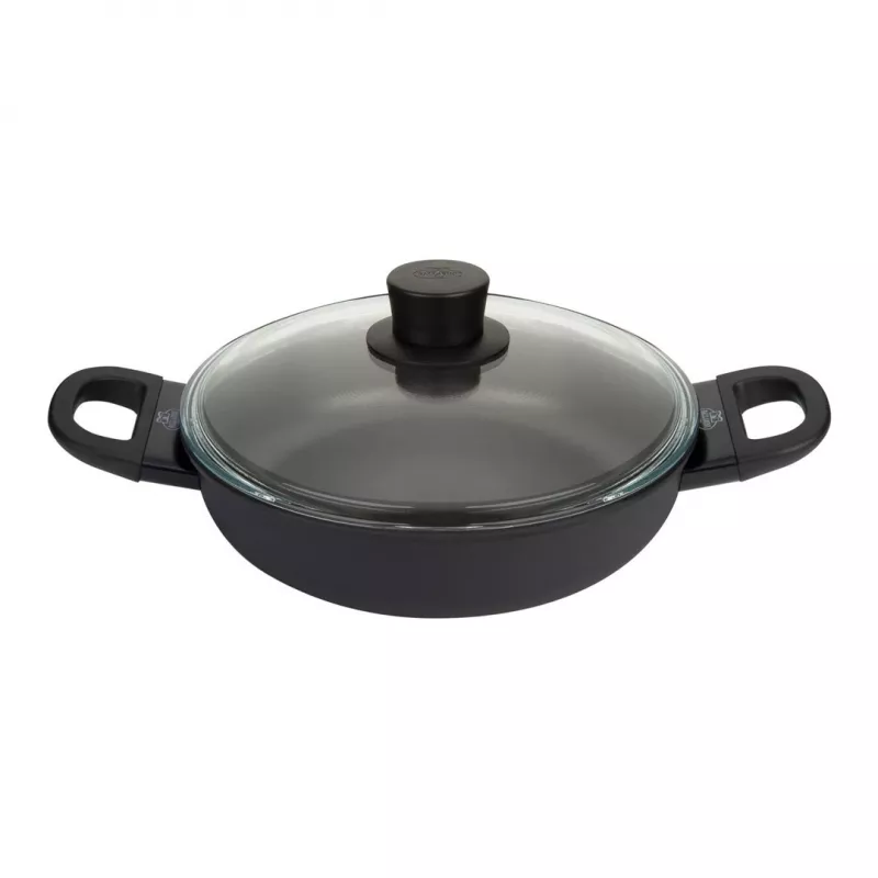 Servēšanas panna BALLARINI 75002-923-0 Apaļa Melna 28 cm