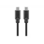 KAB Goobay USB-C™ 3.1 Generation 1 kabelis, melns, 2m USB-C™-Spraudnis > USB-C™-Spraudnis