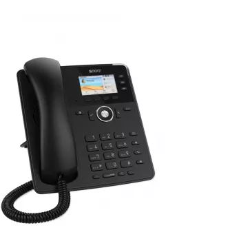Snom D717 IP telefons, melns, 3 līnijas, TFT