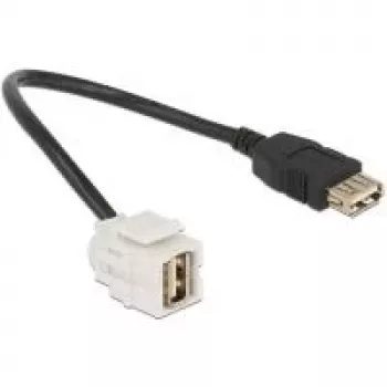 USB kabelis DeLOCK 86329 0,24m melns