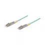 Optisko šķiedru plāksterkabelis Duplex OM3 (multimode, 50/125) LC/LC, 10 m, Good Connections® (LW-810LC3)