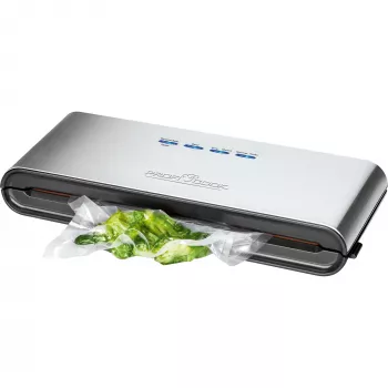 ProfiCook PC-VK 1080 - vakuumēšanas ierīce (plastmasas maisiņiem) - 120 W - nerūsējošais tērauds/melns (501080)
