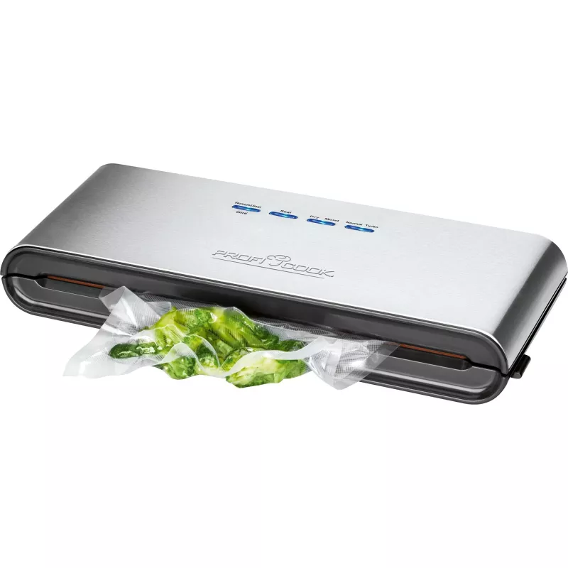 ProfiCook PC-VK 1080 - vakuumēšanas ierīce (plastmasas maisiņiem) - 120 W - nerūsējošais tērauds/melns (501080)