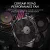 Ventilators Corsair RS140 14 cm Melns 330-1700 RPM 0,11-3,46 mmH2O