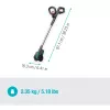 GARDENA EasyWeed 1800/18V P4A Solo elektriskais nezāļu slotiņš ar bateriju, augstums 97,1 cm