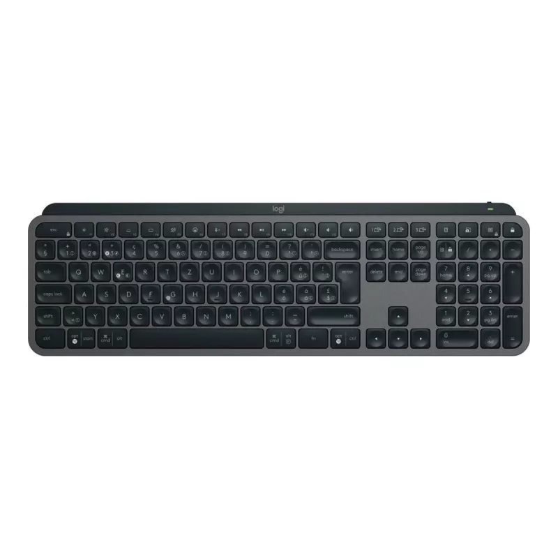 Logitech MX Keys S tastatūra RF bezvadu + Bluetooth QWERTZ Šveices grafīta (920-011571)