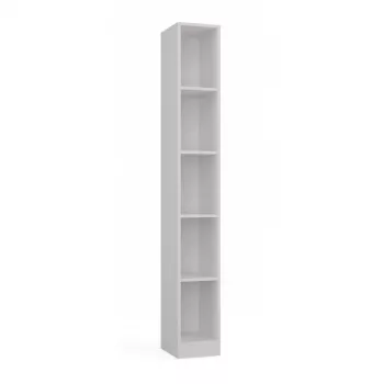 top e shop grāmatplaukts REGAŁ R25 25 cm balts — vienas sekcijas grāmatplaukts