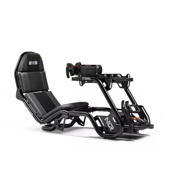 Sacīkšu simulatora kokpits Next Level Racing NLR-R003 F-GT Pro Formula un GT pelēkā izdevums