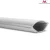 Kabeļu elastīgā caurule MACLEAN MCTV-575 grīdai, balta, 1,5 m, platums 43 mm, augstums 2,3–3,2 cm