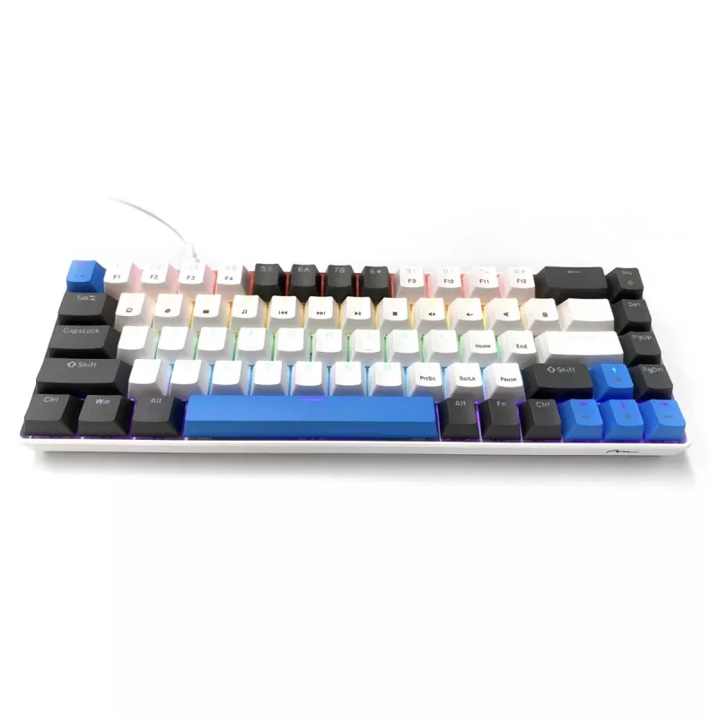 Mehāniskā tastatūra MEDIA-TECH MT1259 Red Core MX60, 60% formas faktors, CHERRY MX Red slēdži, RGB fona apgaismojums, USB, augsta profila taustiņi