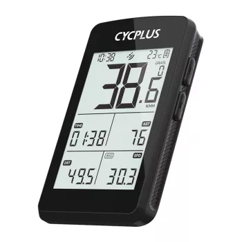 Velodators Cycplus M3 — saderīgs ar Strava un TrainingPeaks, bezvadu brauciena datu sinhronizācija