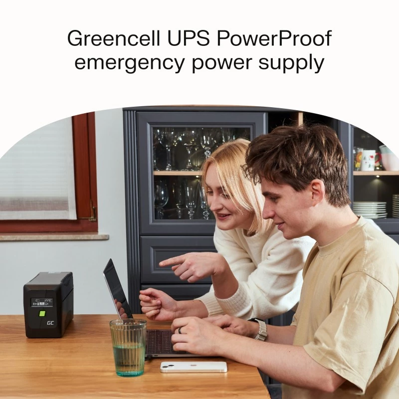 Green Cell UPSLP700 nepārtrauktās barošanas avots (UPS) Line-Interactive 1 kVA 700 W 4 AC kontaktligzdas