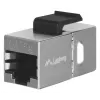 Keystone modulis LANBERG KSF5-3000 — Cat5e F/UTP plakanais kabelis, RJ-45 sievišķā tipa, melns