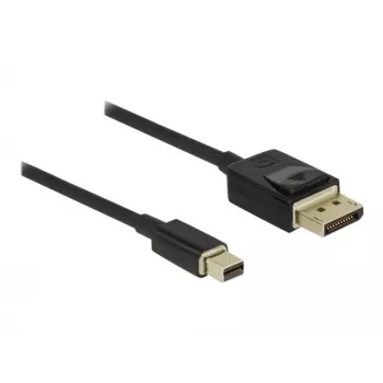DeLOCK - DisplayPort kabelis - DisplayPort (vīr.) uz Mini DisplayPort (vīr.) - 2 m - Melns - 8K atbalsts
