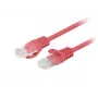 Patch vads LANBERG PCU6-20CC-0025-R RJ45 Cat.6 U/UTP 0,25 m sarkans