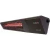 Infrasarkanais sildītājs SUNRED PRO25W-SMART, pie sienas stiprināms trīsstūrveida tumšs, 2500 W, melns, IP55