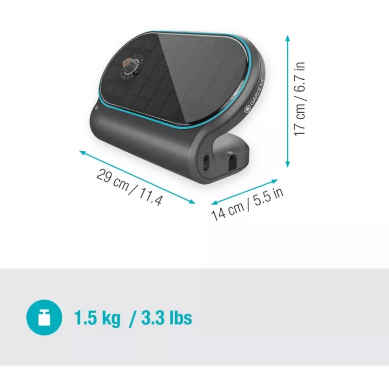 Pilienveida laistīšanas komplekts GARDENA 13330-20 — 20 m šļūtene, 4,6 mm diametrs, 68 gabali