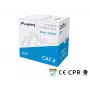 LANBERG tīkla kabelis Cat6 U/UTP LCU6-11CU-0305-S, 305 m, 23 AWG, pelēks, HDPE apvalks