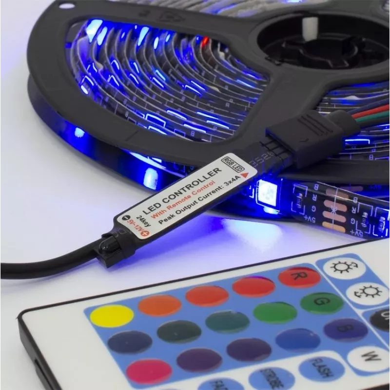 White Shark Helios LED-05 RGB LED lente ar tālvadību