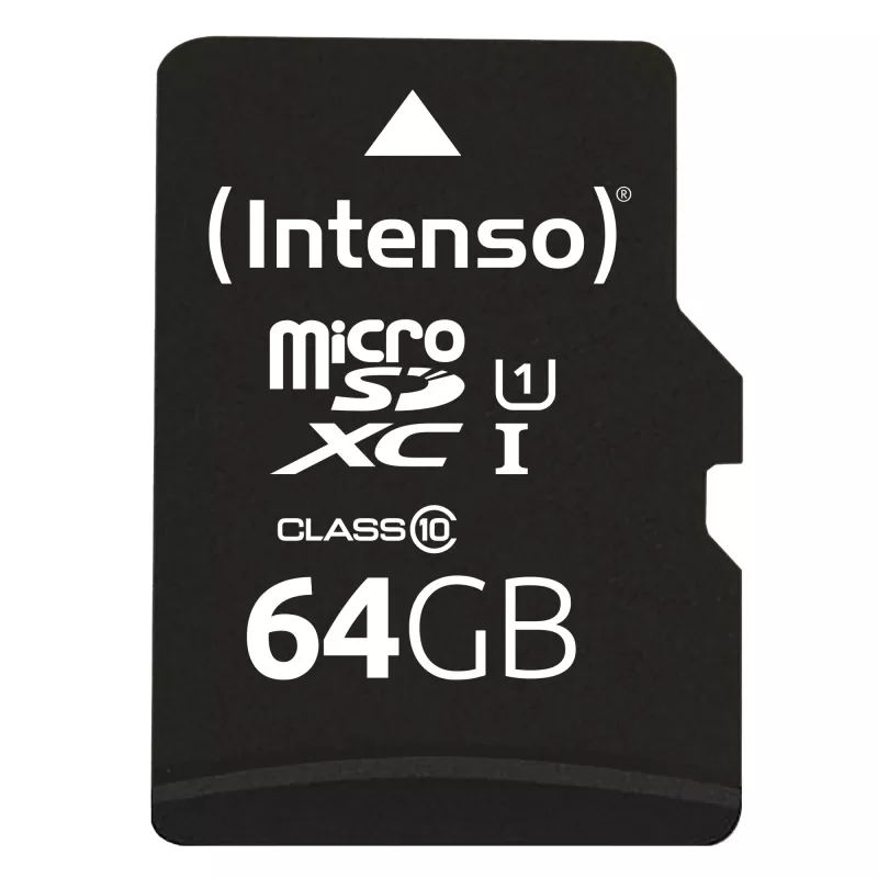 Atmiņas karte Intenso 64GB MicroSDXC UHS-I Class 10 3423490