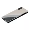 Viedtālruņa maciņš man and wood iPhone X/XS — pelēks uzvalks, melns