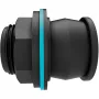 tank connector Push IN, G 1 un G 3/4 (melns, sienu biezumam 2-10 mm)