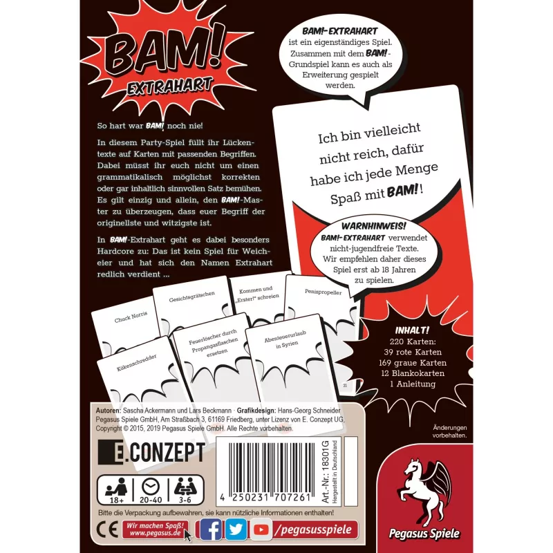 Bam Extrahart ģimenes spēle