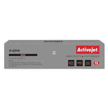 Activejet A-LQ350 tintes lente (aizstāj Epson S015633; Supreme; 2 500 000 rakstzīmes; melna)
