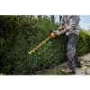 DeWALT DCMHT573X1-QW elektriskais dzīvžoga šķēres ar dubultu asmeni 4,1 kg