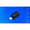 Savio AK-80 Video kabeļa adapteris 0m USB Type-A USB Type-C Melns