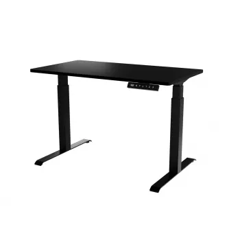 Galds cama meble MOON elektriski regulējams taisns galds 1210×670 mm melns