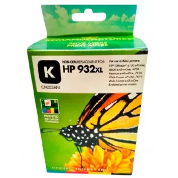 Kārtridžs Saderīgs Static-Control Hewlett-Packard 932XL CN053AE 100ml Melns