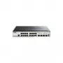 D-Link 20 portu Gigabitu sakraujams viedais pārvaldāmais slēdzis ar 2 x 10G SFP+ un 2 x SFP