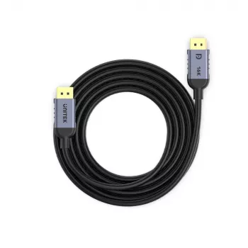UNITEK C1626GY01-1M DisplayPort 2.1 Melns