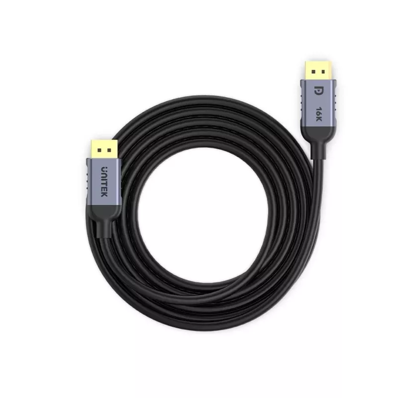 UNITEK C1626GY01-1M DisplayPort 2.1 Melns