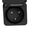Smart Plug Denver PLO-108 Melns Outdoor IP44 Wired Wireless