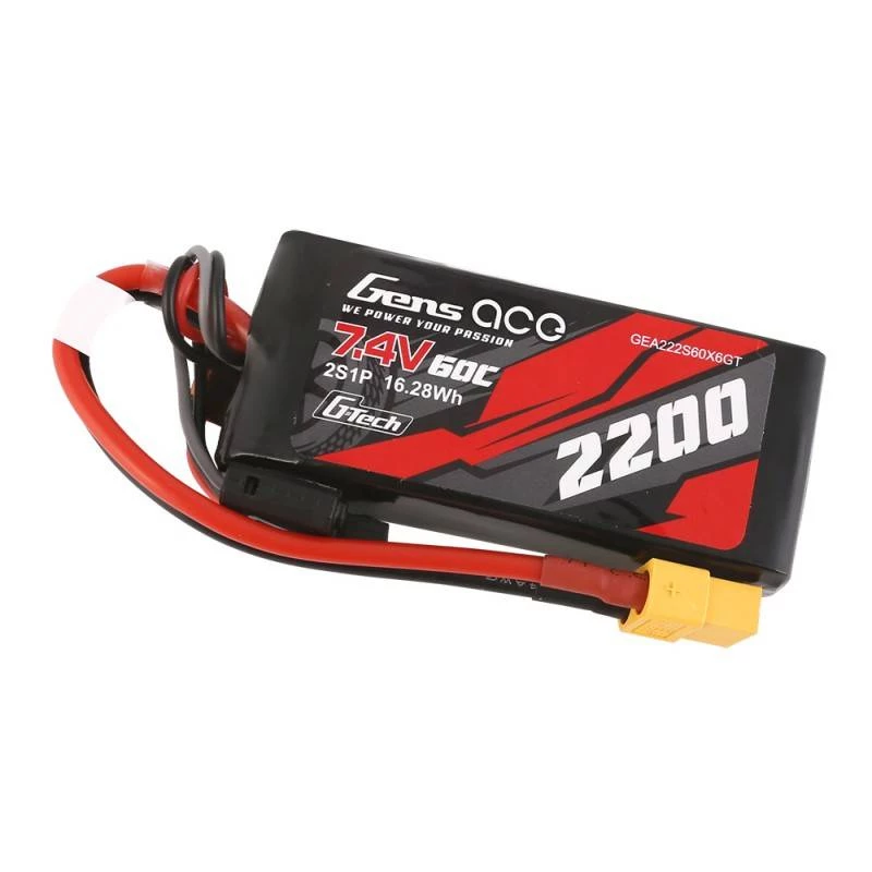 Baterija Gens ace G-Tech 2200mAh 7.4V 60C 2S1P Lipo