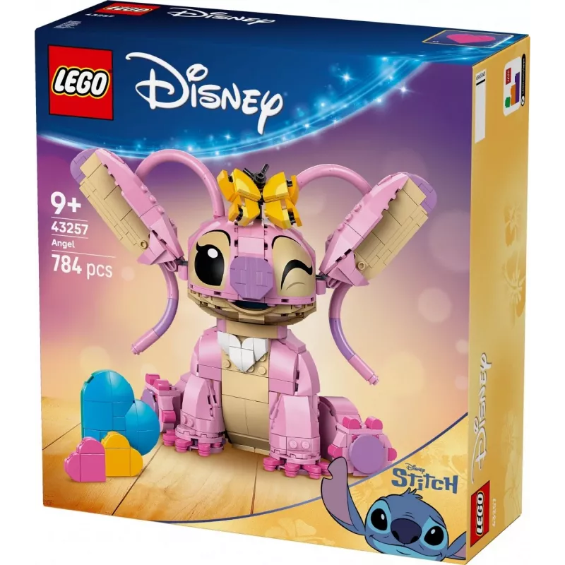 LEGO Disney kolekcionējama mini būvfigūra Andzia Angel 43257 — 784 gab., 250 mm augstums, vecumam 9+