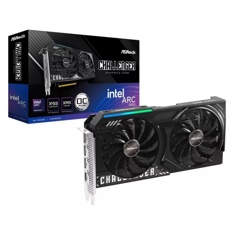 ASRock Challenger Intel Arc B580 12GB OC grafiskā karte
