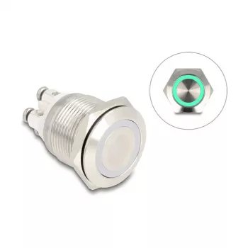 Spiedpogu panelis DeLOCK 20978 Sudraba 230V 3A
