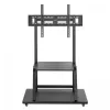 Ratipu statīvs MANHATTAN 1 ekrānam 37–100 collas Melns VESA 200x200–800x600 Maks. 150 kg