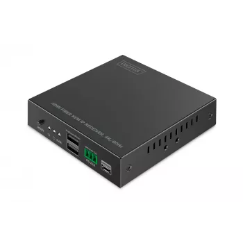 Digitus HDMI Fiber KVM IP uztvērējs, vadu, 4K/60Hz