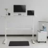 Manuāli regulējams galds Ergo Office, maks. 40 kg, maks. augstums 117 cm, ar virsmu darbam stāvus un sēdus, ER-401 W