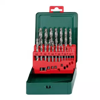 HSS urbju komplekts Metabo 627153000 — 19 gab., DIN 338, cilindrisks kāts